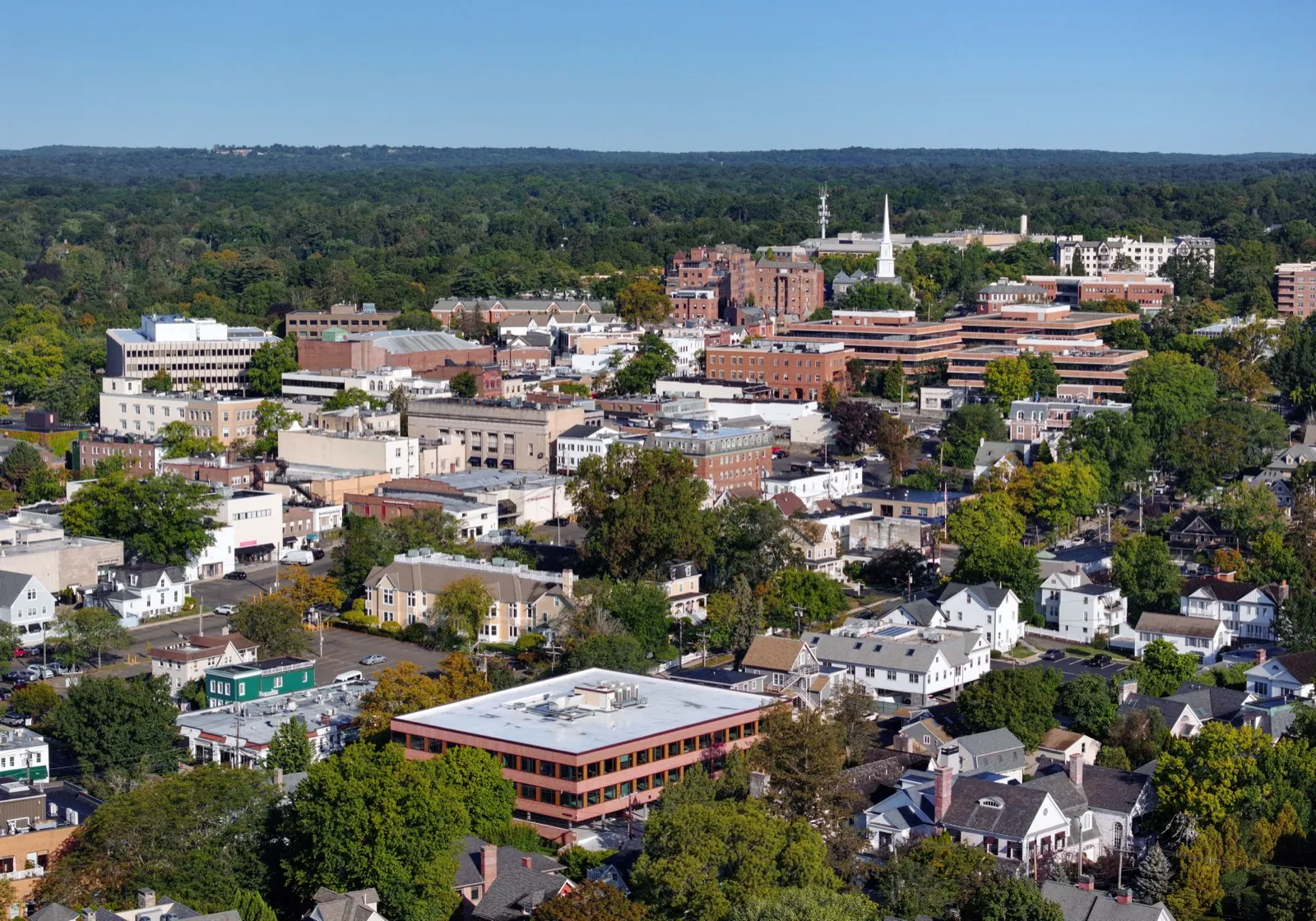 The Greenwich, Connecticut skyline
